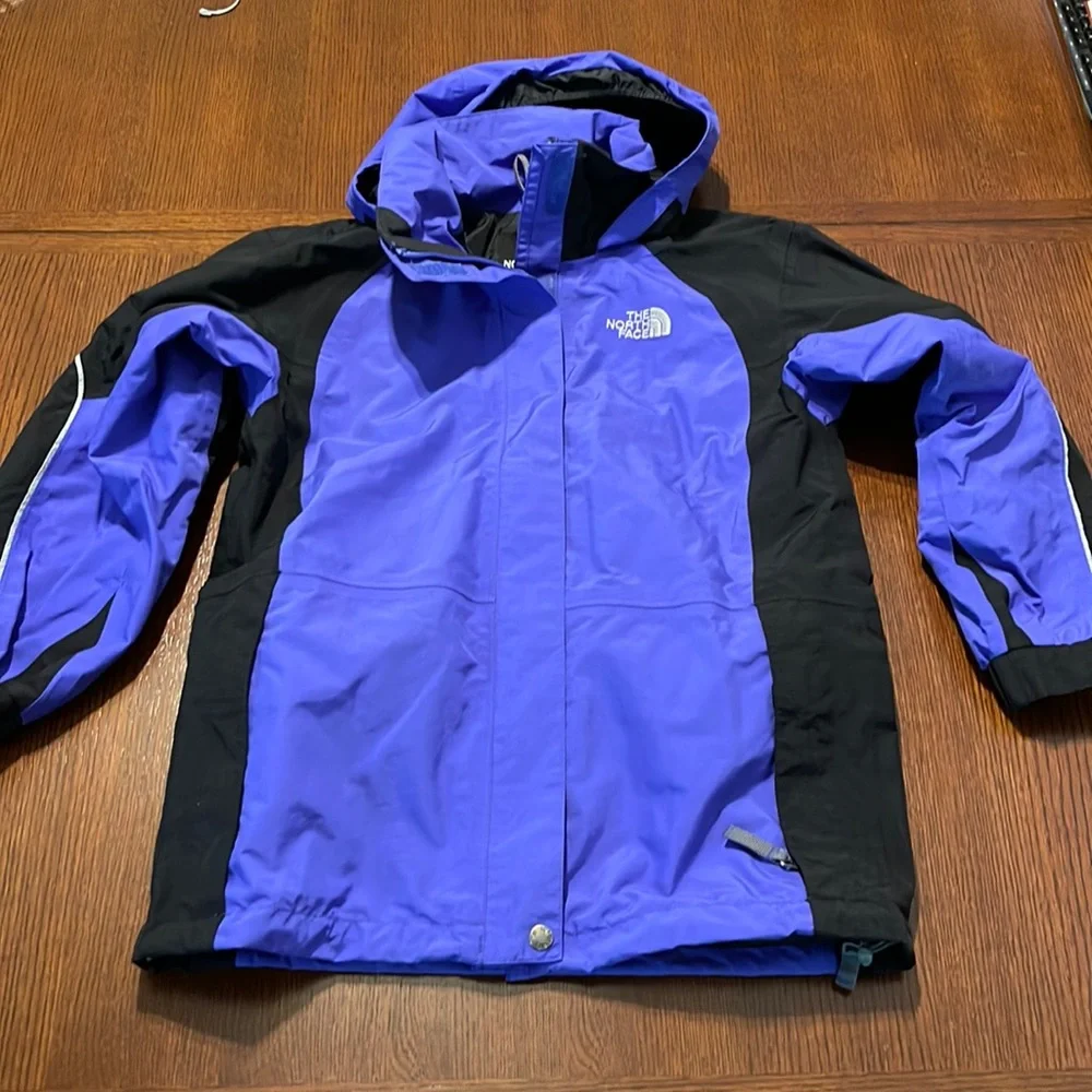 The North Face Girls Blue Ski Jacket - Sz Large - Picture 1 of 6